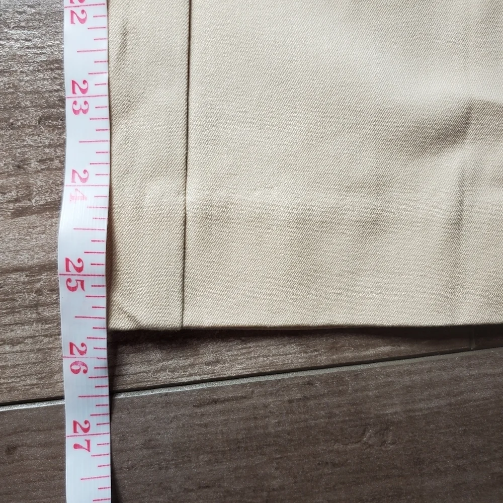 NWT a new day Kick Flare Highest Rise Chino Dress Pants Women's Size 6R Beige - Picture 11 of 16